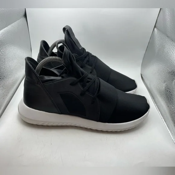 Adidas Tubular Defiant Core Womens black sneakers size 8.5 - Picture 4 of 9